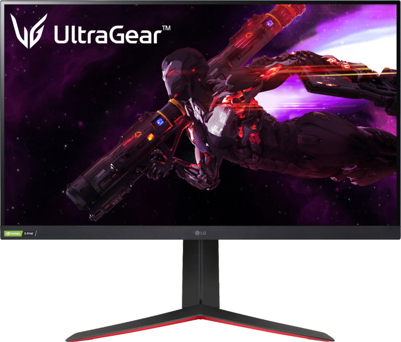 LG - 32” UltraGear LED FHD AMD FreeSync Premium and NVIDIA G-SYNC Compatible with HDR 10 (HDMI, Display Port) - Black - 32GN550-B
