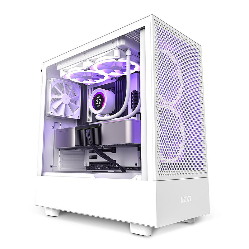 NZXT - H5 Flow ATX Mid-Tower Case - Black
