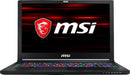 MSI 15.6" Gaming Laptop Intel Core i7 16GB Memory NVIDIA GeForce GTX 1060 1TB Hard Drive + 256GB Solid State Drive Aluminum Black GS63 STEALTH-010