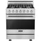 Viking - 3 Series 4.7 Cu. Ft. Self-Cleaning Freestanding Dual Fuel Convection Range - Stainless steel - RVDR33025BSS