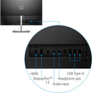 HP - U27 27" IPS LED 4K UHD FreeSync Monitor (DisplayPort, HDMI, USB) - Natural Silver - U27 4K Wireless