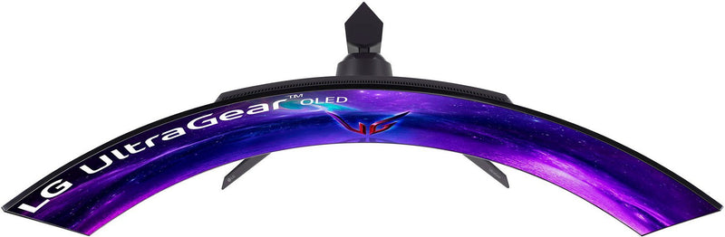 LG - UltraGear 45" OLED Curved WQHD FreeSync and NVIDIA G-SYNC compatible Gaming Monitor with HDR10 (DisplayPort, HDMI, USB) - Black - 45GR95QE-B.AUS