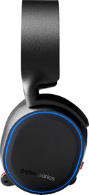 SteelSeries - Arctis 5 Wired DTS Headphone Gaming Headset for PC, PS5, and PS4 - Black - 61504