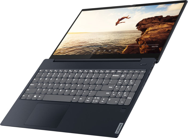 Lenovo - IdeaPad S340 15" Touch-Screen Laptop - AMD Ryzen 7 3700U - 12GB Memory - 512GB Solid State Drive - Abyss Blue - 81QG000DUS