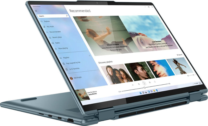 Lenovo - Yoga 7i 14" 2.2K Touch 2-in-1 Laptop - Intel Evo Platform - Core i7-1255U - 16GB Memory - 512GB SSD - Stone Blue - 82QE000KUS