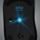 Logitech - Ratón óptico inalámbrico para juegos G703 LIGHTSPEED - Negro 