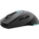 Alienware - AW610M-D Wired/Wireless Optical Gaming Mouse with RGB Lighting