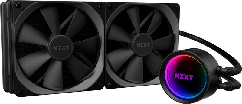 NZXT - Kraken X63 280mm RGB All-in-one Liquid CPU Cooler - Black