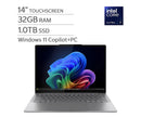 Lenovo 83MC0005US - Slim 7i 14" OLED Touchscreen Copilot+ PC - Aura Edition - Intel Core Ultra 7 Processor 258V -  32 GB RAM - 1TB SSD