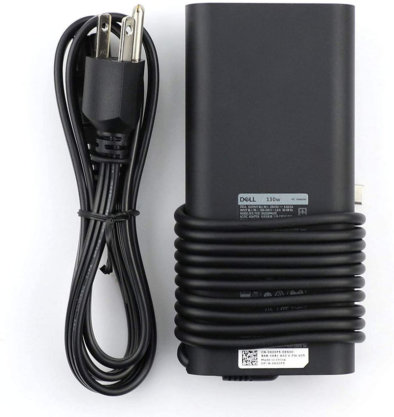 Dell UK 130W USB-C AC Adapter with 1m Power Cord Dell UK 130W USB-C AC Adapter with 1m Power Cord