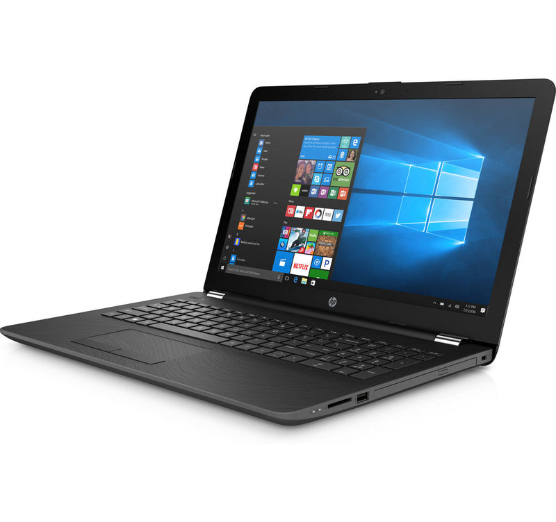 Notebook HP 15-bs075nr i3-6006U @2GHz 4GB 500GB Windows 10 Home (Gris y Negro) 