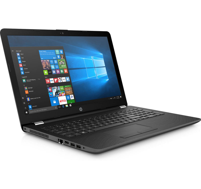 Notebook HP 15-bs075nr i3-6006U @2GHz 4GB 500GB Windows 10 Home (Gris y Negro) 