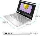 HP - ENVY x360 2-in-1 15.6" Touch-Screen Laptop - Intel Core i5 - 8GB Memory - 256GB SSD - Natural Silver - 15M-ED0013DX