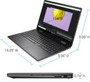 HP - ENVY x360 2-in-1 15.6" Touch-Screen Laptop - AMD Ryzen 5 - 8GB Memory - 256GB SSD - Nightfall Black 15M-EE0013DX