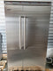 Viking - Professional 5 Series Quiet Cool 29.1 Cu. Ft. Side-by-Side Built-In Refrigerator - Stainless steel - VCSB5483SS
