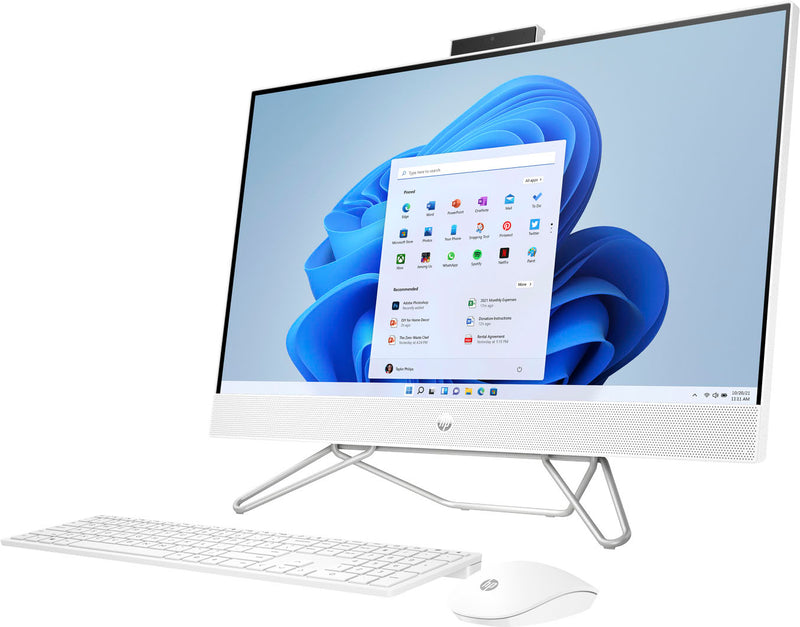 HP - 27" Touch-Screen All-In-One - AMD Ryzen 7 - 12GB Memory - 1TB SSD - Starry White - 27-cb0244