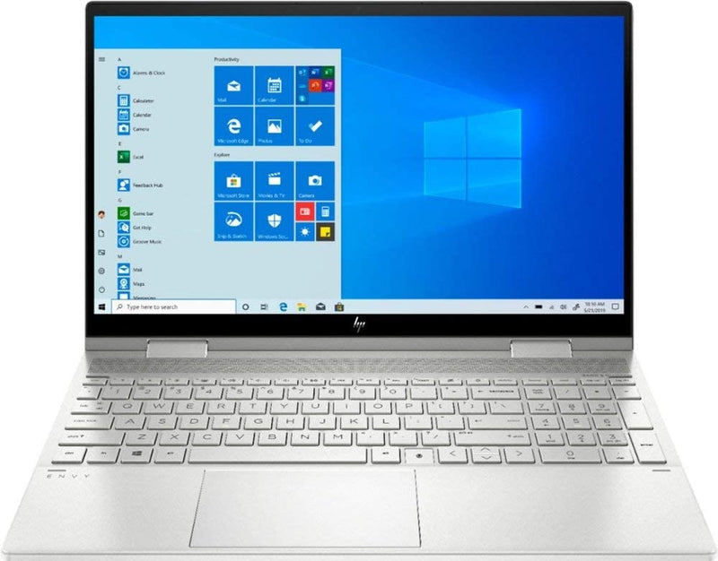 HP ENVY x360 2-en-1 15.6" Laptop con pantalla táctil Intel Core i5 12GB Memoria 1TB Disco duro Plata natural 15M-BP111DX 