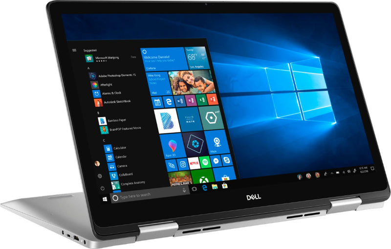 Dell Inspiron 2-In-1 17.3" Touch-Screen Laptop Intel Core I7 16GB Memory NVIDIA GeForce MX150 1TB Hard Drive Silver I7786-7199SLV-PUS
