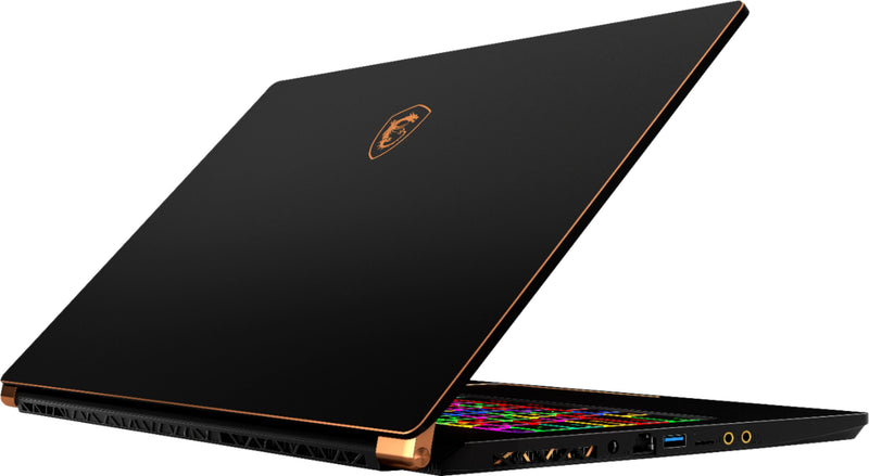 MSI 17.3" Gaming Laptop Intel Core i9  32GB Memory NVIDIA GeForce RTX 2080 1TB Solid State Drive Matte Black With Gold Diamond Cut GS75-Stealth-479