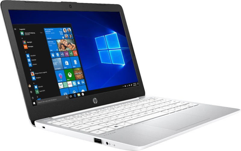 HP Stream 11.6" Laptop Intel Celeron 4GB Memory 64GB eMMC Flash Memory Diamond White 11-ak0012dx
