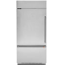 Café  21.3 Cu. Ft. Bottom Freezer Built-In Refrigerator with Left-Hand Side Door Stainless steel