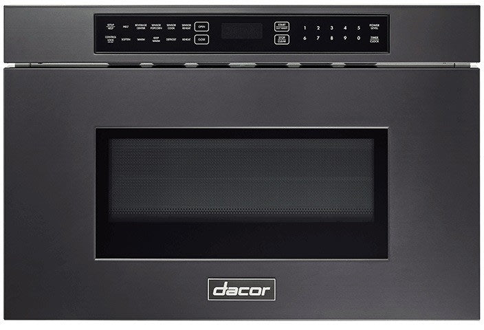 Dacor 24" 1.2 Cu. Ft. Built-In Microwave Drawer with Multi-Sequence Cooking and Smart Moisture Sensor Graphite Stainless Steel
