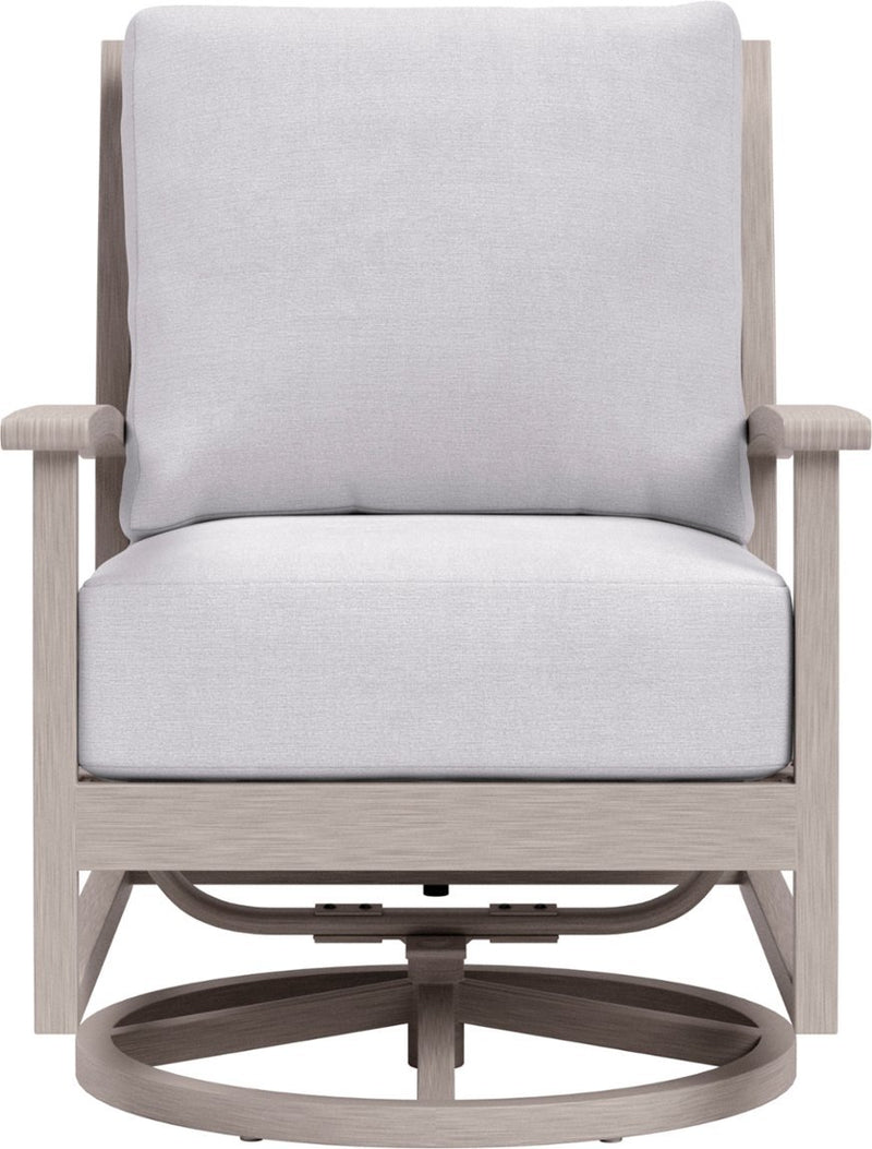 Yardbird® - Eden Outdoor Swivel Rocking Chair - Silver - ED125SIL