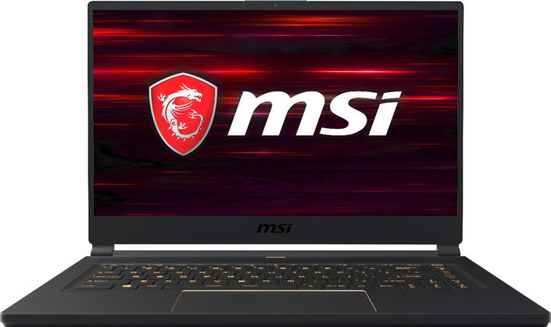 MSI - GS65  15.6" Gaming Laptop - Intel Core i7 - 16GB Ram - NVIDIA GeForce GTX 1660Ti - 512GB SSD - Matte Black Gold Diamond Cut - GS65 STEALTH-296