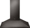 LG - 36" Convertible Range Hood - Black stainless steel - HCED3615D