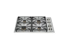 Dacor - Professional 30" Built-In Gas Cooktop with 4 burners with SimmerSear™ , Natural Gas - Silver stainless steel
