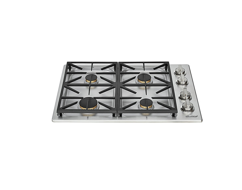 Dacor - Professional 30" Built-In Gas Cooktop with 4 burners with SimmerSear™ , Natural Gas - Silver stainless steel