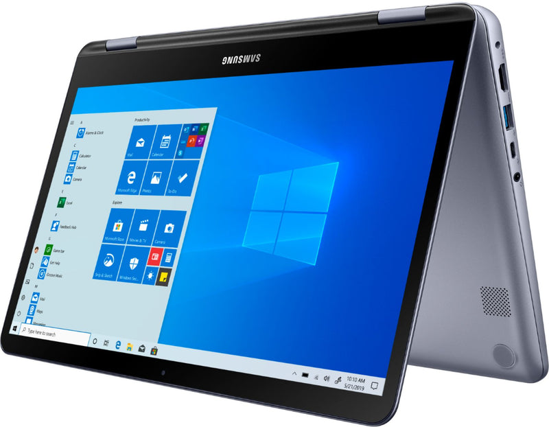 Samsung Notebook 7 Spin 2 en 1, pantalla táctil de 13,3", Intel Core i5, 8 GB de memoria, unidad de estado sólido de 512 GB, Stealth Silver NP730QAA-K02US 