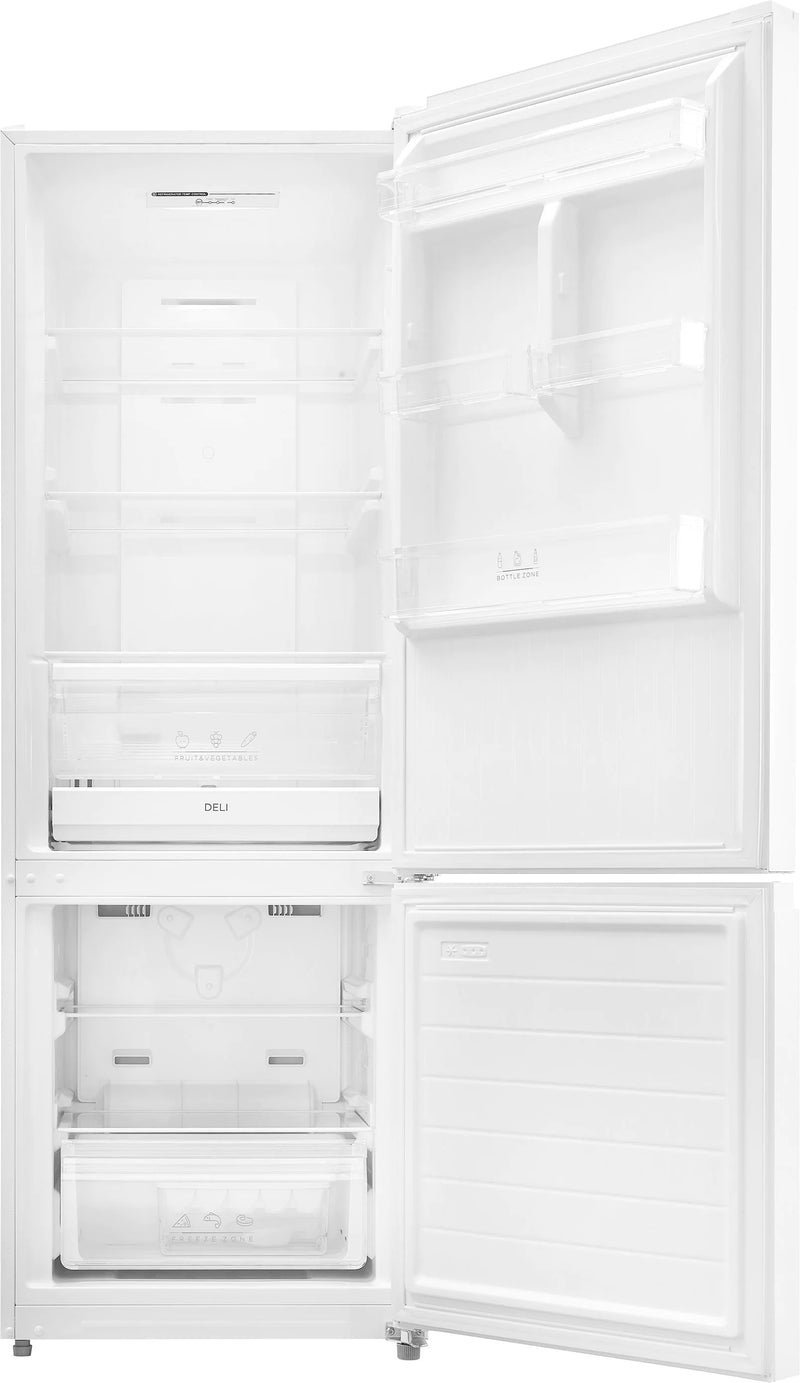 Insignia™ - 11.5 Cu. Ft. Bottom Mount Refrigerator - White - NS-RBM11WH2