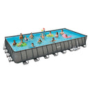 Summer Waves 32ft x 16ft x 52in Above Ground Rectangle Frame Pool Set - P43216521167
