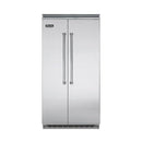 Viking - Professional Serie 5 Quiet Cool 25.3 Cu. Pie. Frigorífico empotrado Side-by-Side - Acero inoxidable - VCSB5423SS 