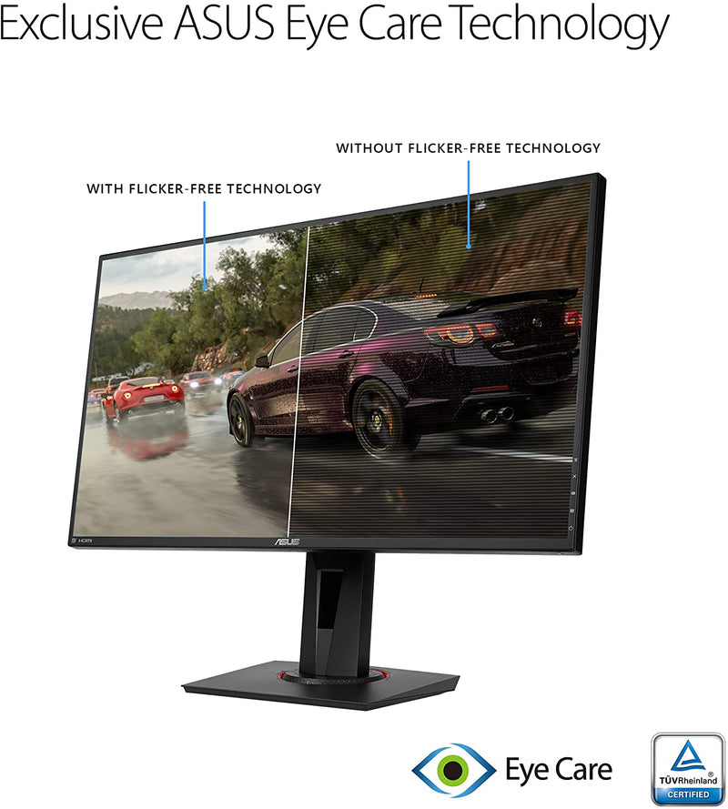 ASUS VG279Q 27" Full HD 1080p IPS 144Hz 1ms (MPRT) DP HDMI DVI Eye Care Gaming Monitor with FreeSync/Adaptive Sync
