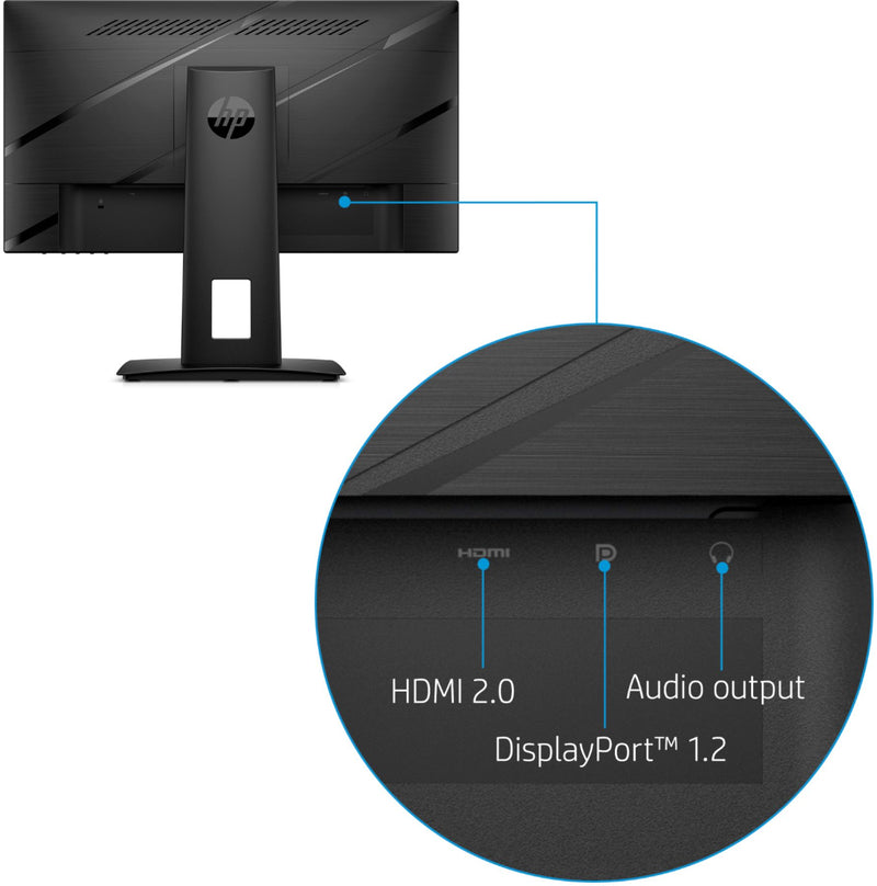 HP X24ih 23.8" IPS LED FHD FreeSync Premium Monitor (DisplayPort HDMI) Black