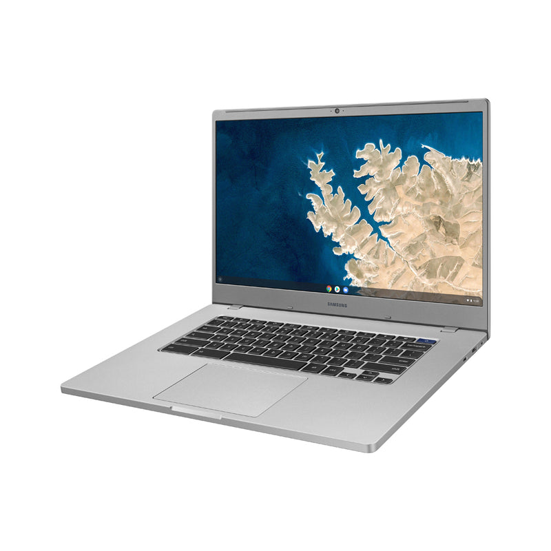 Samsung Chromebook 4+ de 15,6" Intel Celeron Memoria de 4 GB Memoria flash eMMC de 32 GB Platinum Titan XE350XBA-K04US 